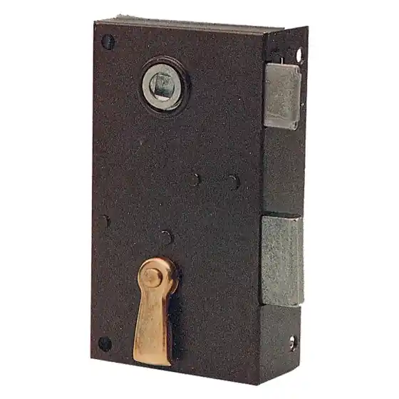 Compra Online SERRATURA VERTICALE DA APPLICARE ART. 185 E 55 - lunghezza mm 80 Dx pz. 2 - BONAITI