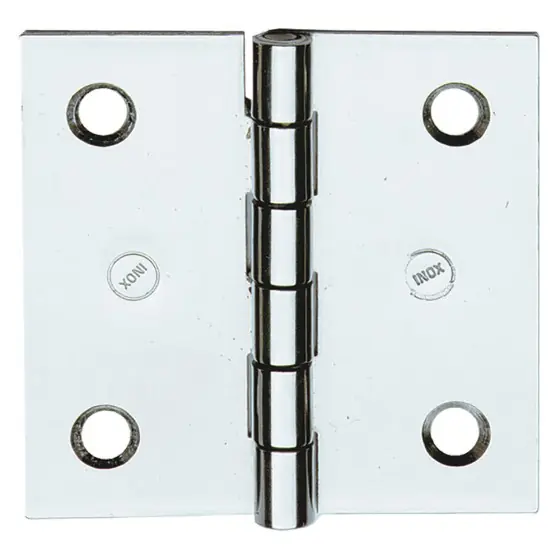 CERNIERA IN ACCIAIO INOX ART.850IN mm 40 x 40 pz. 24 - ALDEGHI LUIGI All’Ingrosso