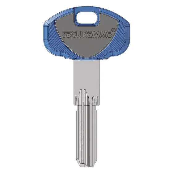 CHIAVE PER CILINDRO SERIE 'EVO K1' lunghezza 70,5 mm - testa 23 x 38 mm- SECUREMME Ultime Pezzi