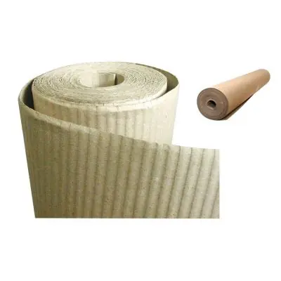 Spedizione Espresso Cartone ondulato in rotolo 1x45 metri copripavimento per tinteggiare