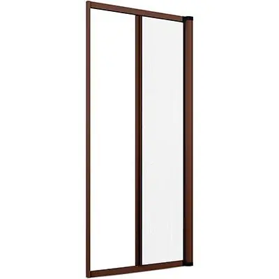 Zanzariera kit porta effemarrone ral 8017 fibra vetro/pvc cm 150 h.cm 250 Spedito Oggi
