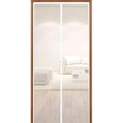 Zanzariera porta magnetica effe poliestere bianco pannelli 2 cm 120 h.cm 250 Spedito Oggi