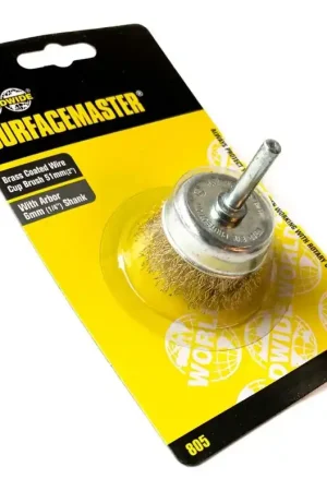 Direttamente Dal Produttore Surfacemaster Brass Wire Cup Brush (x 6mm)