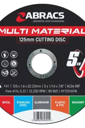 A Buon Prezzo Abracs Multi Material 5in1 Cutting Disc