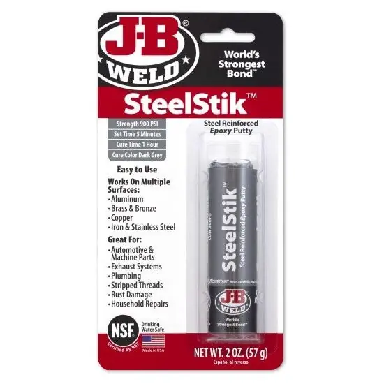 Saldi JB Weld SteelStik Epoxy Putty Stick