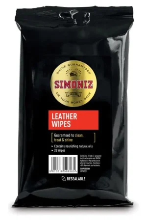 Simoniz Leather Wipes Pack 20 Autentico