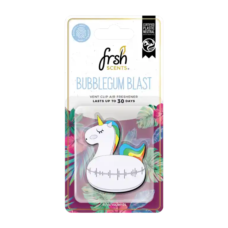 Autentico JRP Bubblegum Blast 3D Unicorn Vent Air Freshener