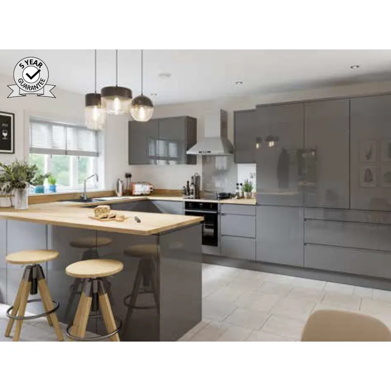 Evo Kitchen Vallo Kitchen L-Shaped Option Moderno