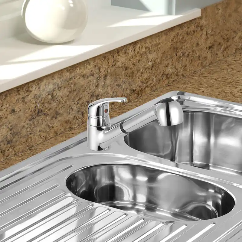 Super Prezzo SP Neptune Pull Out Mono Mixer Sink Tap