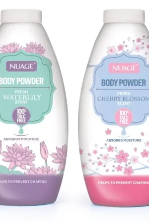 Prezzo Scontato Nuage Body Powder (Talc Free) Cherry & Water Lily 250g