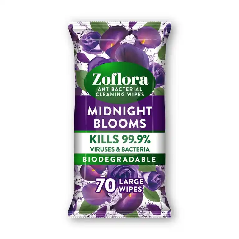 Zoflora Mid Bloom Large Wipes (70 Pack) Novità