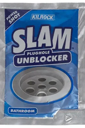 Kilrock Slam Plughole Unblocker Bathroom 80g Alta Qualità