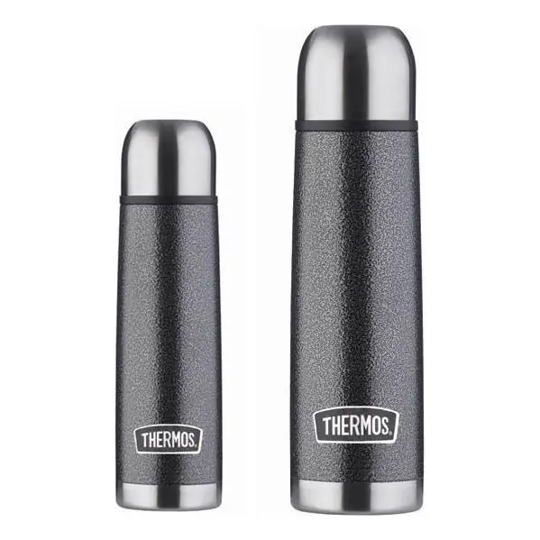 Nuova Collezione Thermos Hammertone Stainless Steel Flask