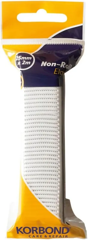 Spedito Oggi Korbond Non Roll Elastic 25mm x 2m