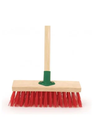Hill Brush Red PVC Brush & Handle 11" Super Prezzo