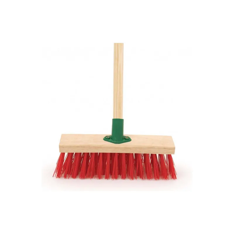 Hill Brush Red PVC Brush & Handle 11" Super Prezzo