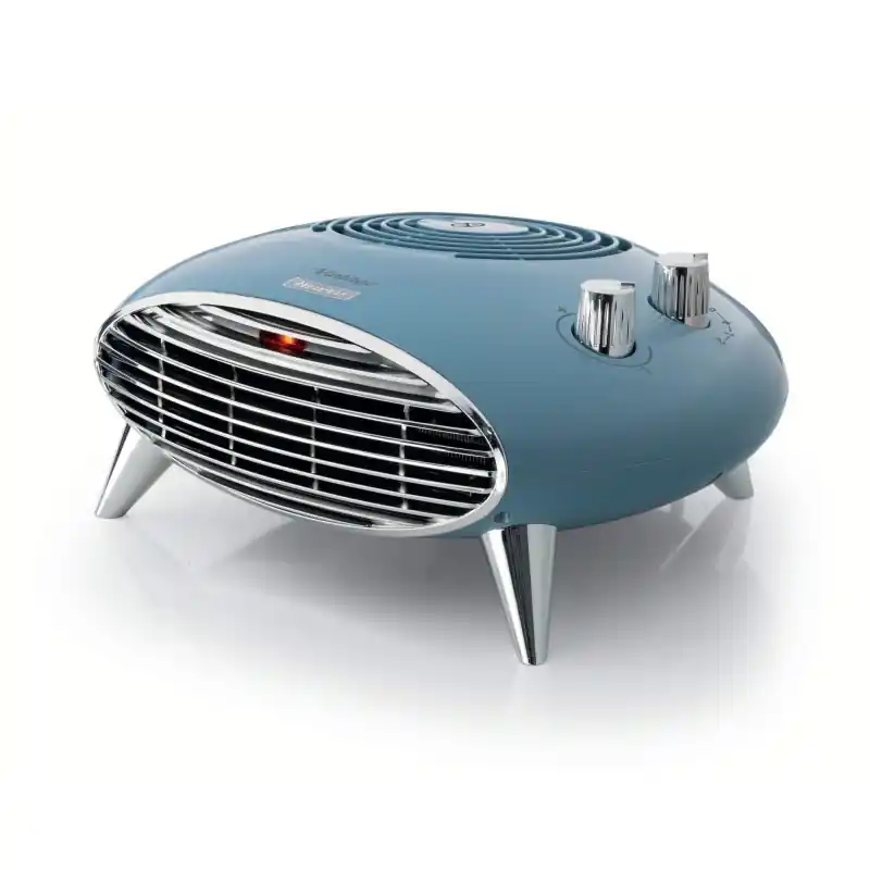 Termoventilatore da tavolo 2000W celeste silenzioso termostato Promozione Esclusiva