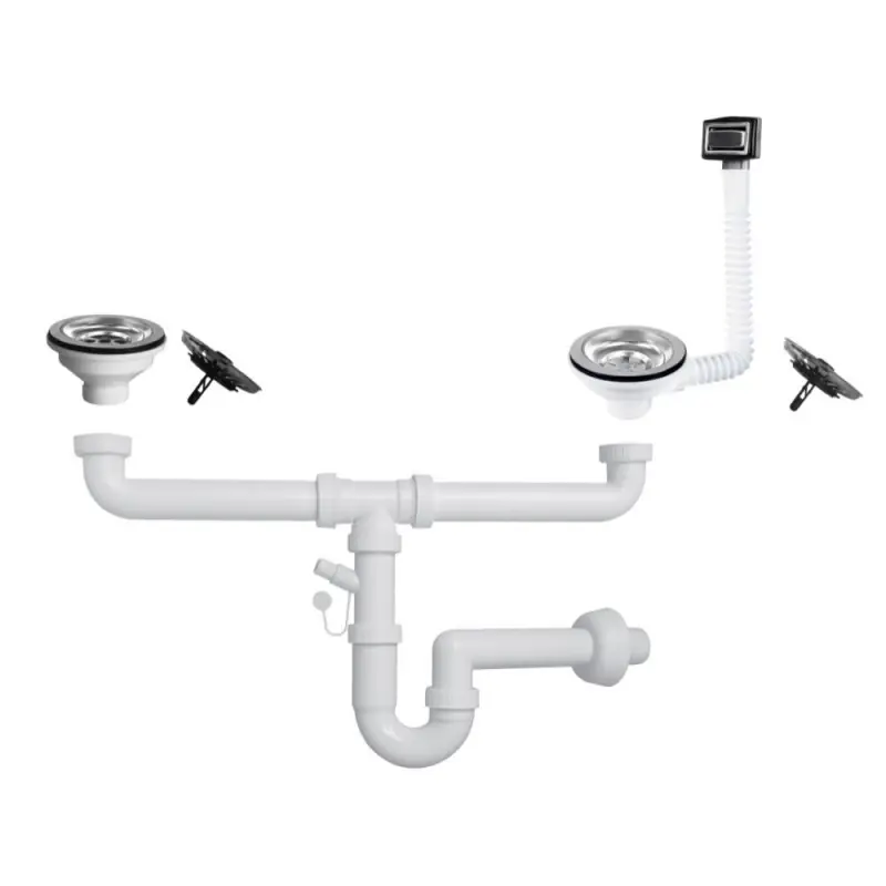 Must-Have Sifone 2 vie pilettone eco attacco lavastoviglie cucina