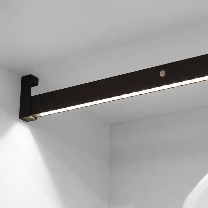 Barra appendiabiti Castor LED sensore movimento moka armadi Spedito Oggi