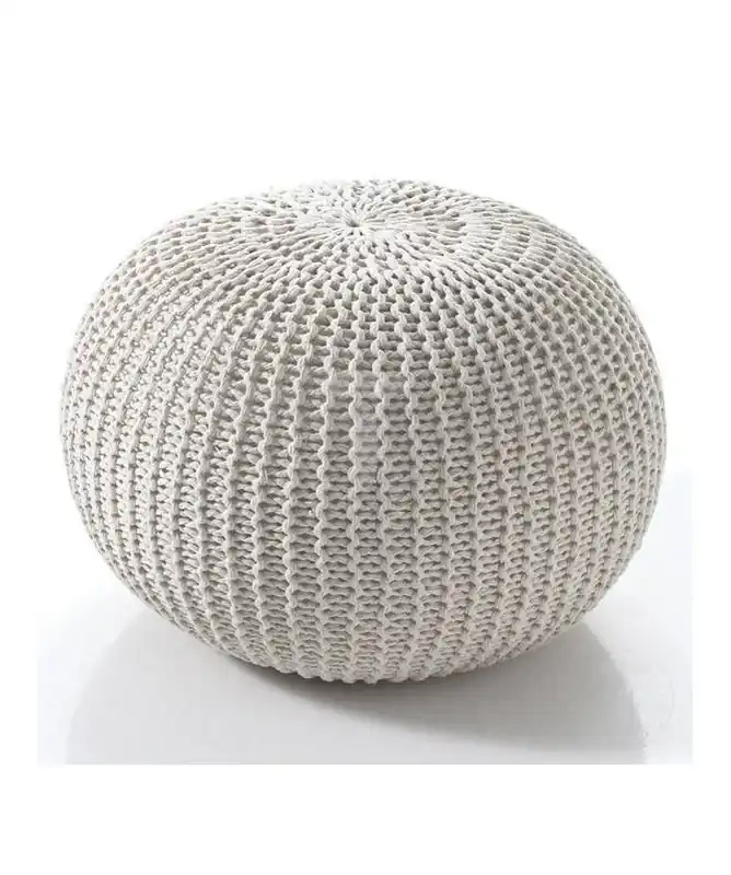 Compra Online Pouf Like in cotone panna - Comfort naturale e stile moderno