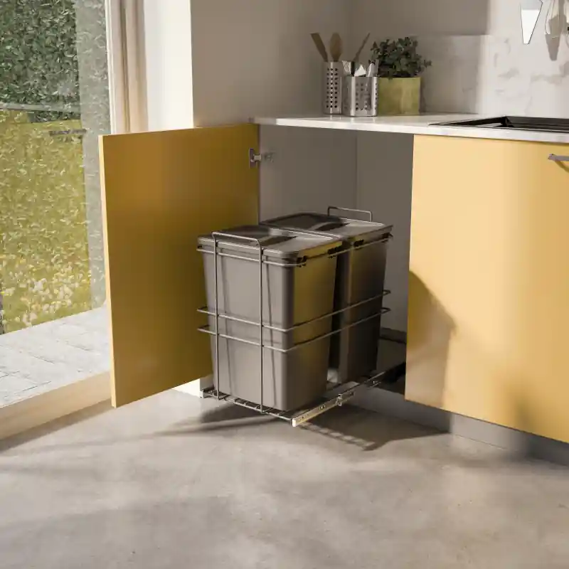 Pattumiera per differenziata Recycle 2x35L cucina capiente Ultima Occasione