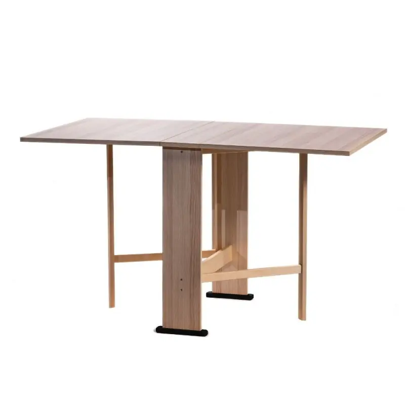 Prezzo Scontato Tavolo pieghevole salvaspazio Mati 74x136 rovere sbiancato