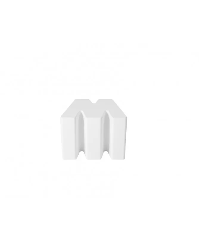 Sgabello Double U Slide vari colori resistente moderno SLIDE BIANCO Moderno