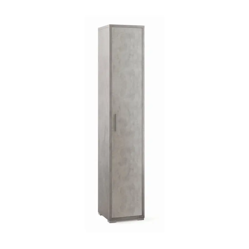 Armadio 1 anta H199 L38 cemento Sarmog - armadio compatto moderno Lusso