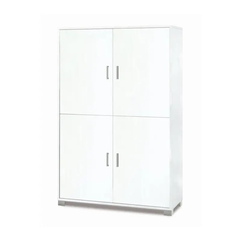 Mobile 4 ante kit bianco fiammato Sarmog moderno e capiente Garanzia Inclusa