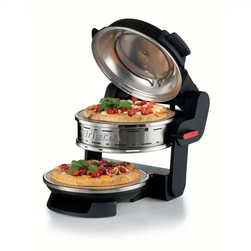 Garanzia Inclusa Forno pizza 2300W doppia pietra 2 pizze in 4 minuti nero