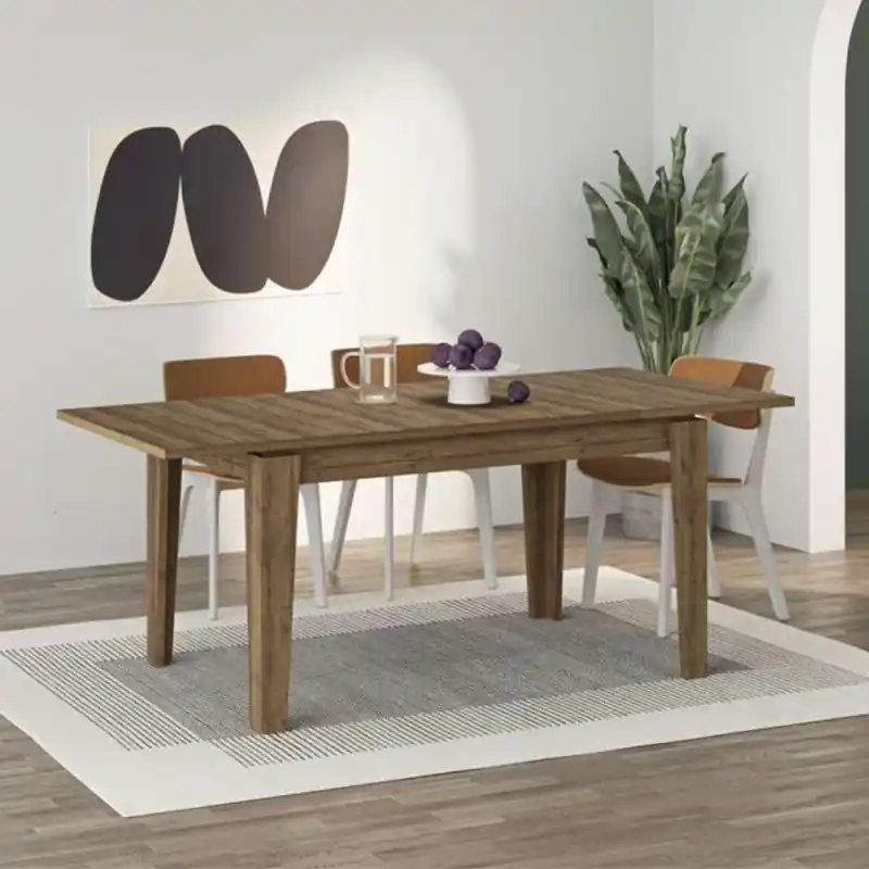 Promozione Tavolo allungabile Tolmen hitit noce 140x80 cm fino a 190 cm