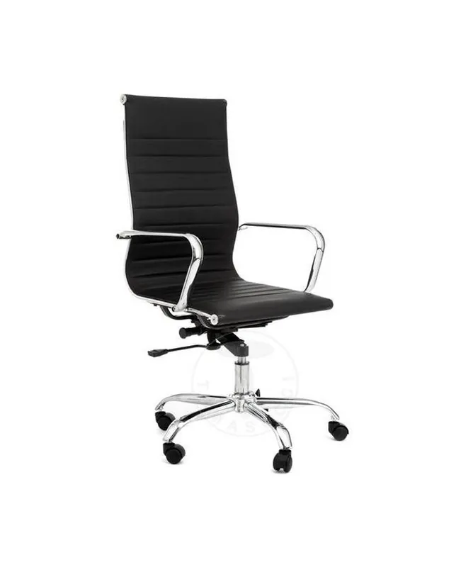 Poltrona da ufficio Task nera ergonomica moderna e regolabile Spedito Oggi