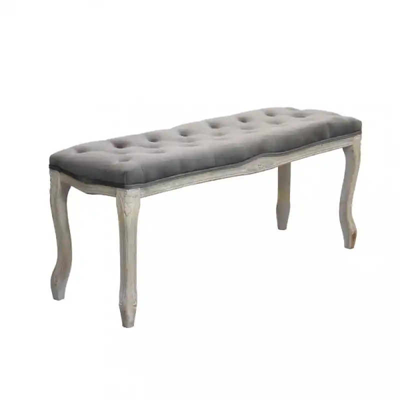Compra Oggi Stesso Set 2 panche Misty in velluto taupe moderne per soggiorno