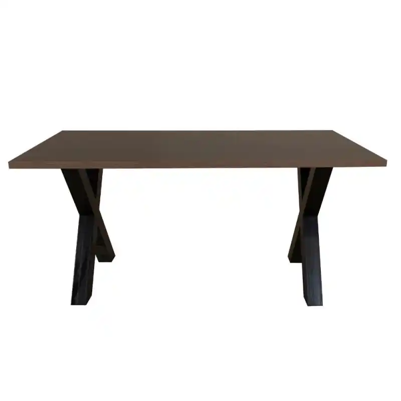 Tavolo rettangolare Gulliver 160x80 cacao moderno e robusto Offerta Speciale