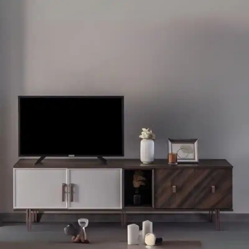 Base porta TV Merlin legno Mozambik 4 ante e vano a giorno Subito Disponibile
