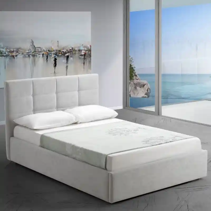 Sconto Letto una piazza e mezza contenitore Napoli grigio moderno