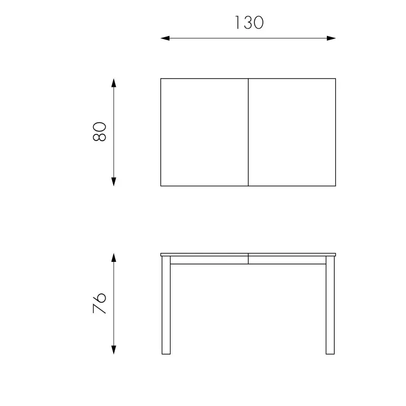 Lusso Traffic Stones Tavolo Allungabile 130-210 cm Design Moderno