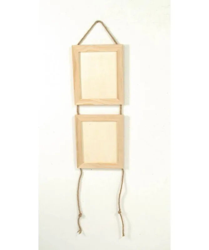 Portafoto da muro multipli in balsa 20x52 moderno naturale Ordina Subito