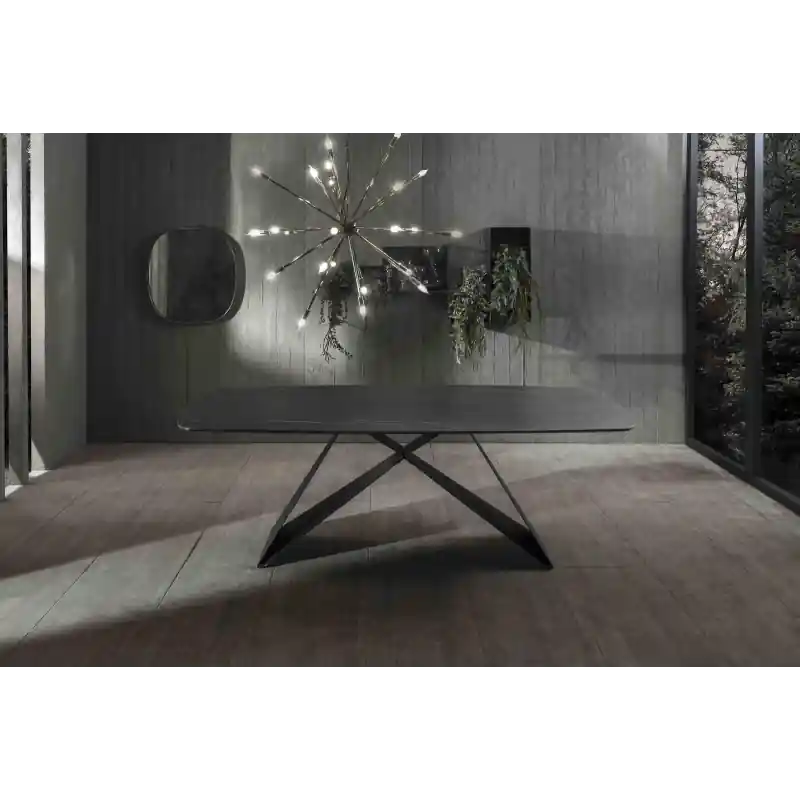 Vendita Finale Thanos Stones Tavolo Fisso 220x110 cm Rovere Termocotto