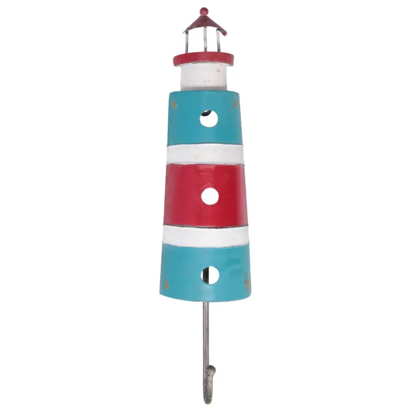 Super Prezzo Appendino metallo mare faro 1 posto design nautico originale