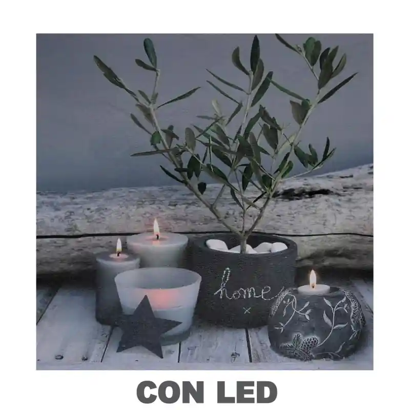 Spedito Oggi Quadro LED Zen 40x23x40 cm luminoso e decorativo