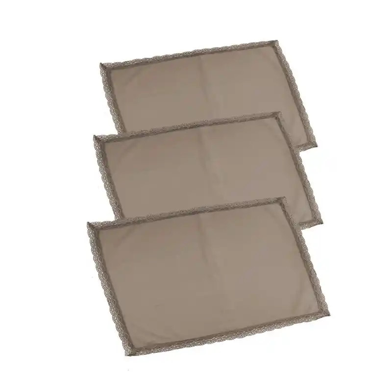Compra Online Set 3 Canovacci Amelie Tortora 50x70 cm – Biancheria cucina