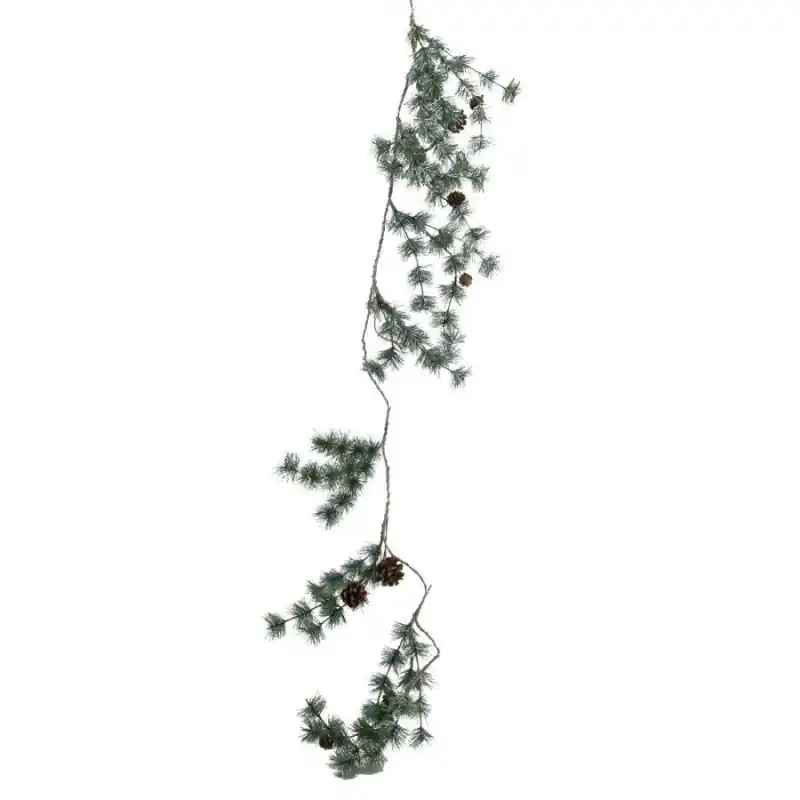 Promozione Esclusiva Festone con pigne 24x155x8 cm decorazione natalizia naturale