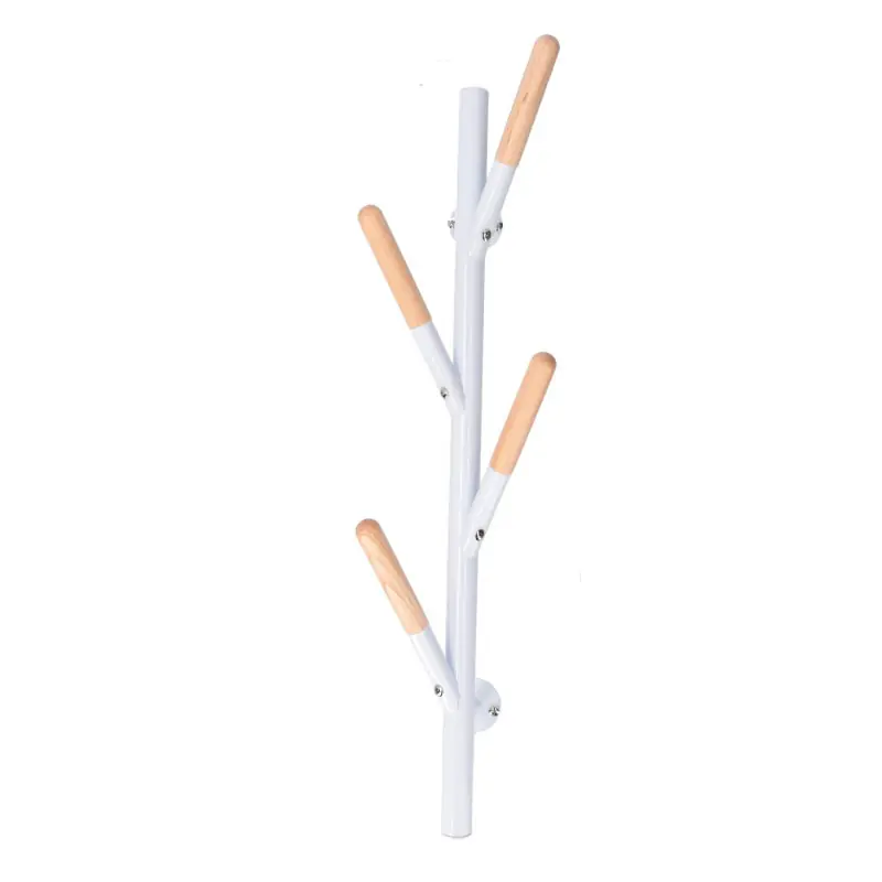 Appendino metallo bianco 4 posti 19x18xH63 cm moderno e pratico Spedizione Mondiale