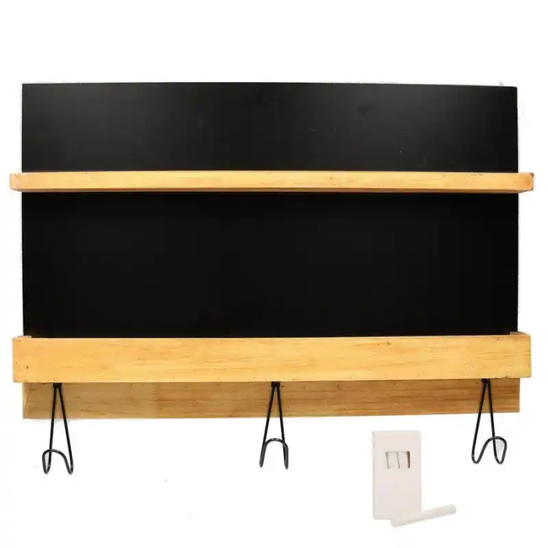Compra Adesso Lavagna con appendino legno 3 posti 60x40/47x8 cm pratica