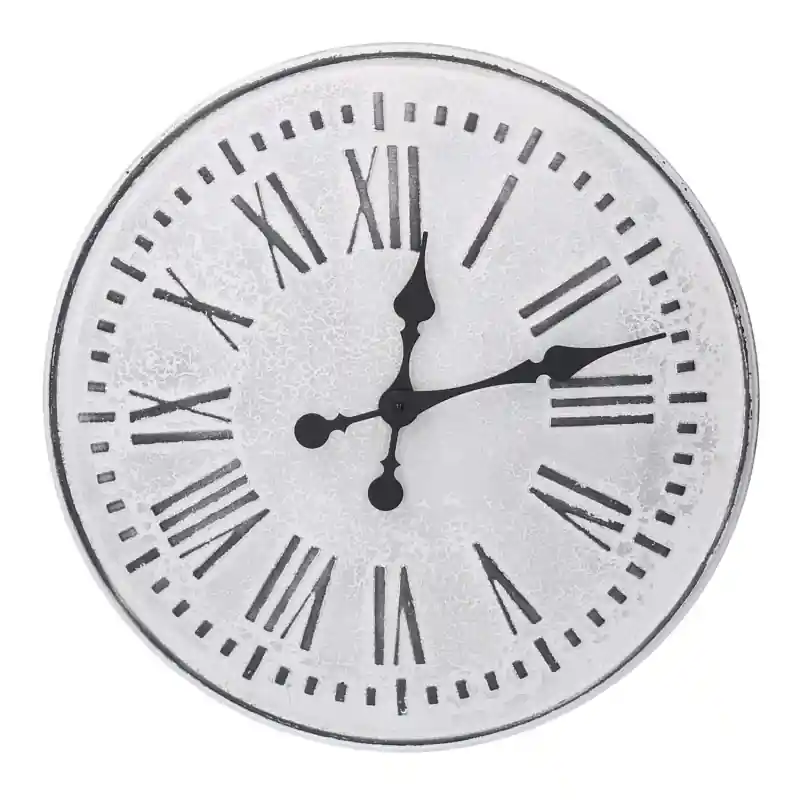 Super Prezzo Orologio metallo bianco nero da parete 48x4,5 cm moderno