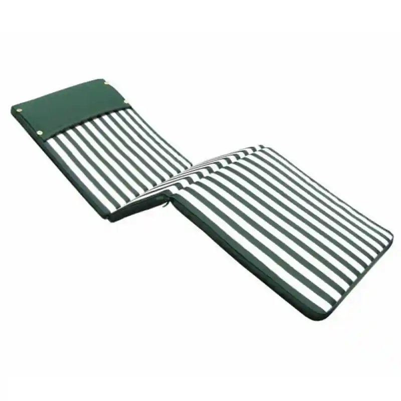 Cuscino Real lettino riga verde comodo resistente giardino Top Qualità