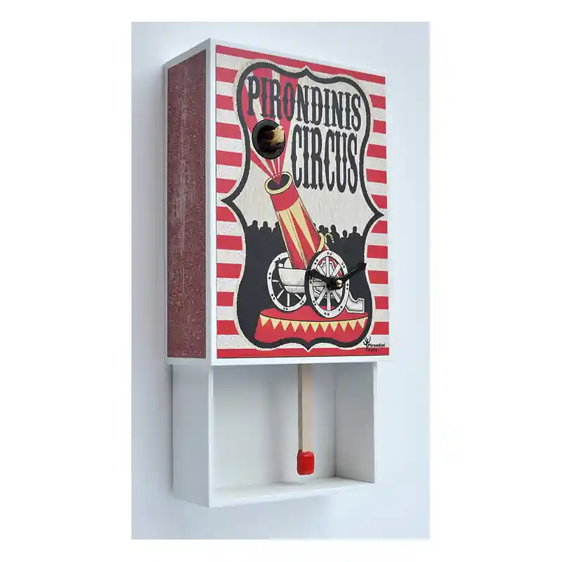 Promozione Esclusiva Orologio da Parete a Cucù Matchbox 2 Made in Italy - Design creativo