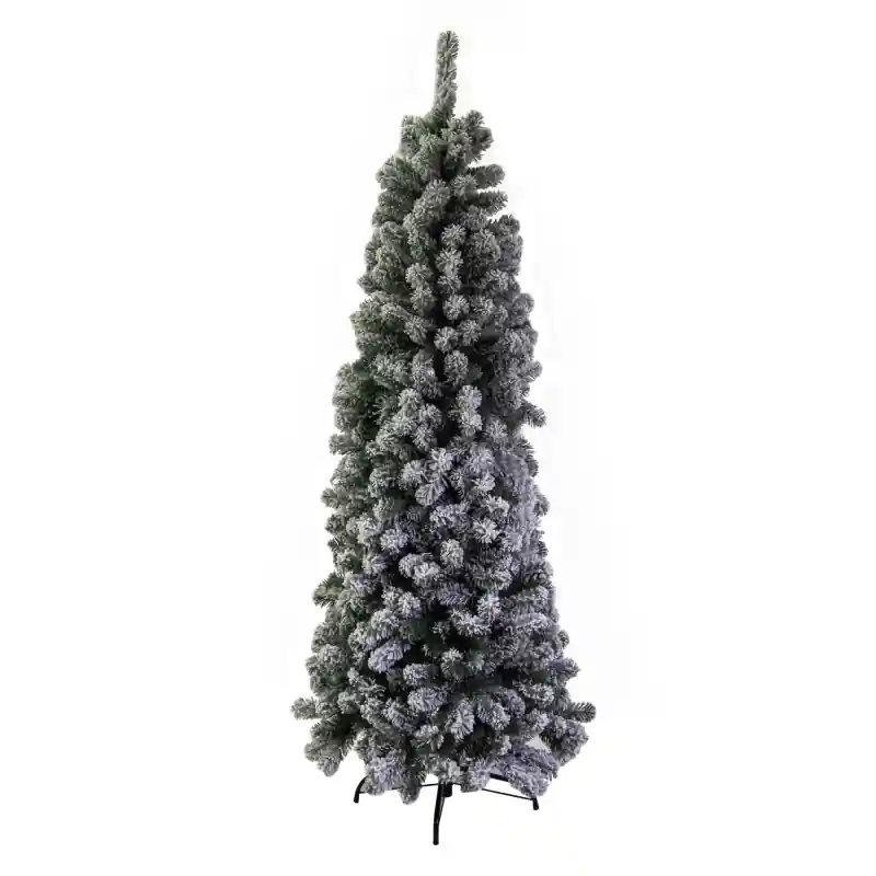 Albero Monte Vettore slim innevato verde 1217 rami Ø84x240 cm Miglior Prezzo