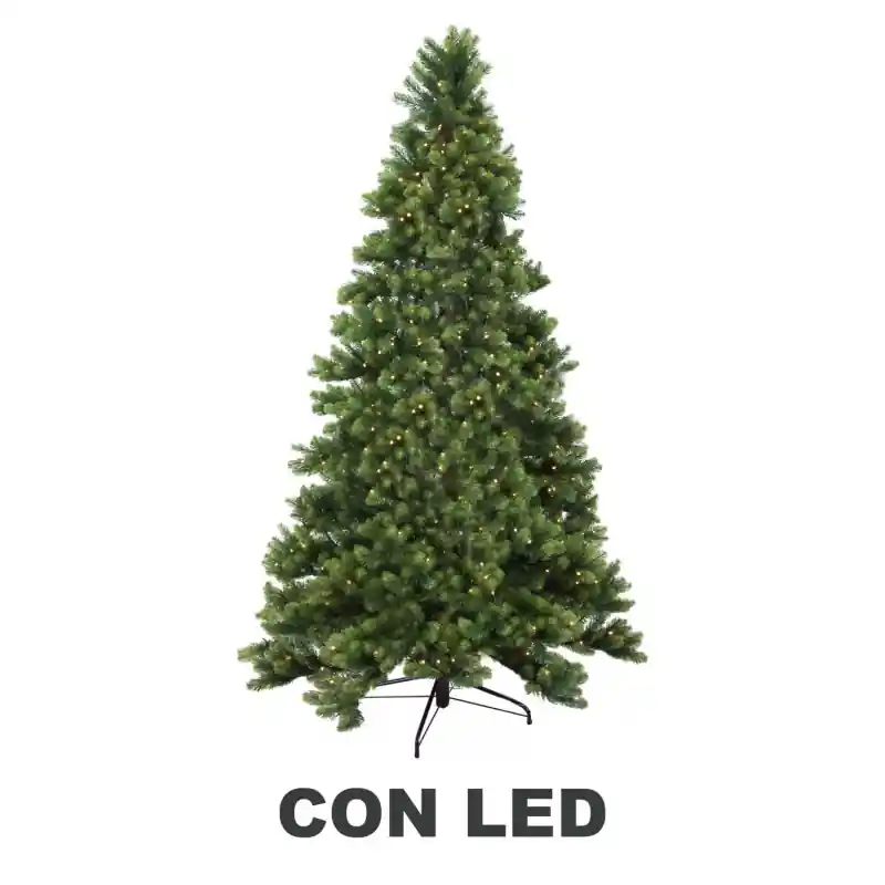 Albero Monte Durando 2093 rami 620 LED ø132h240 verde Offerta Del Giorno